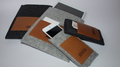 iPhone-Hülle filz, iPhone Sleeve filz (Fleece mit Lederaufsatz, gerne mit Prägung für alle Smartphones umsetzbar)